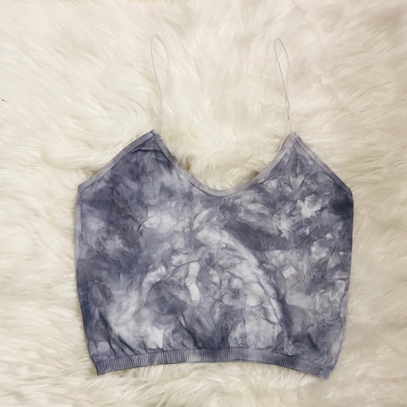 Free People Seamless Brami M/L Washed Grey - Picture 5 of 8